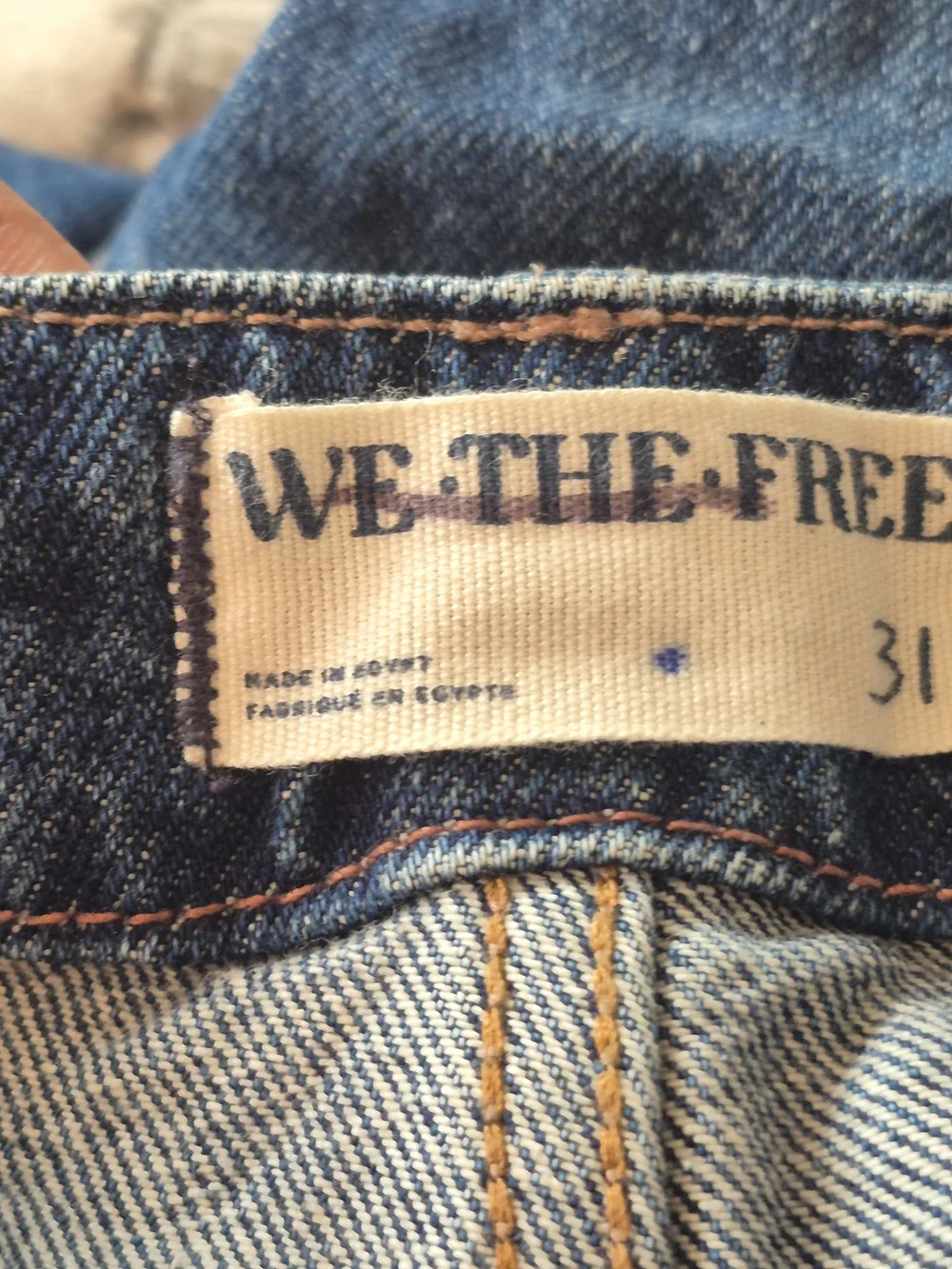 We The Free Major Leagues Mid-Rise Cuffed Jeans Sz 31 - Picture 7 of 7